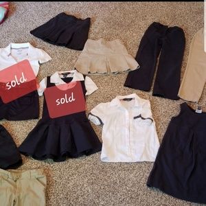 School clothes! Dresses, skirts, pants and shorts